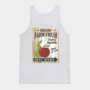 Vintage Farm Market Sign Tank Top